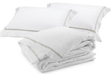 Classique Pewter & White Quilt Cover Set