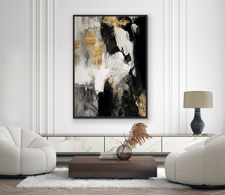 Shards Of Light II Platinum hand-finished canvas artwork – view 2
