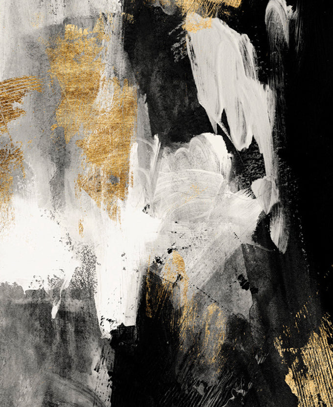Shards Of Light II Platinum hand-finished canvas artwork – view 3