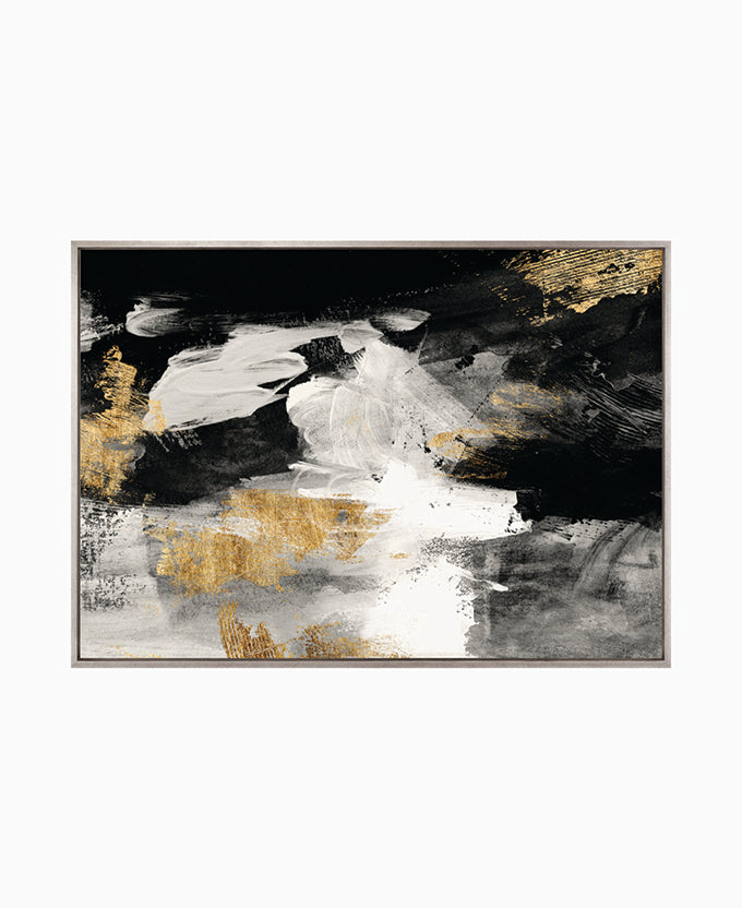 Shards Of Light II Platinum hand-finished canvas artwork – view 4