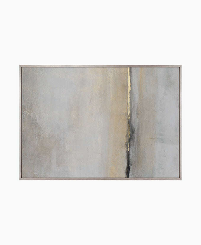 Soleil Haze Platinum hand-finished canvas artwork – view 4