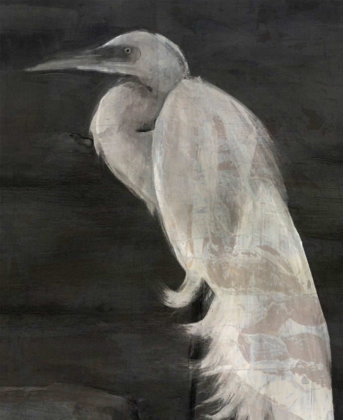 Woodbourne Majestic Bird I Platinum hand-finished canvas artwork – view 3