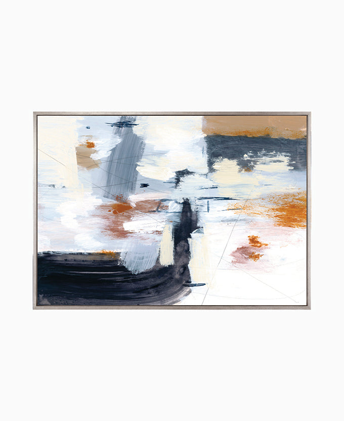 Anibou Light II Platinum hand-finished canvas artwork – view 4