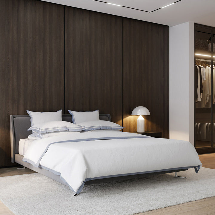 Manhattan nickel quilt cover, view 2