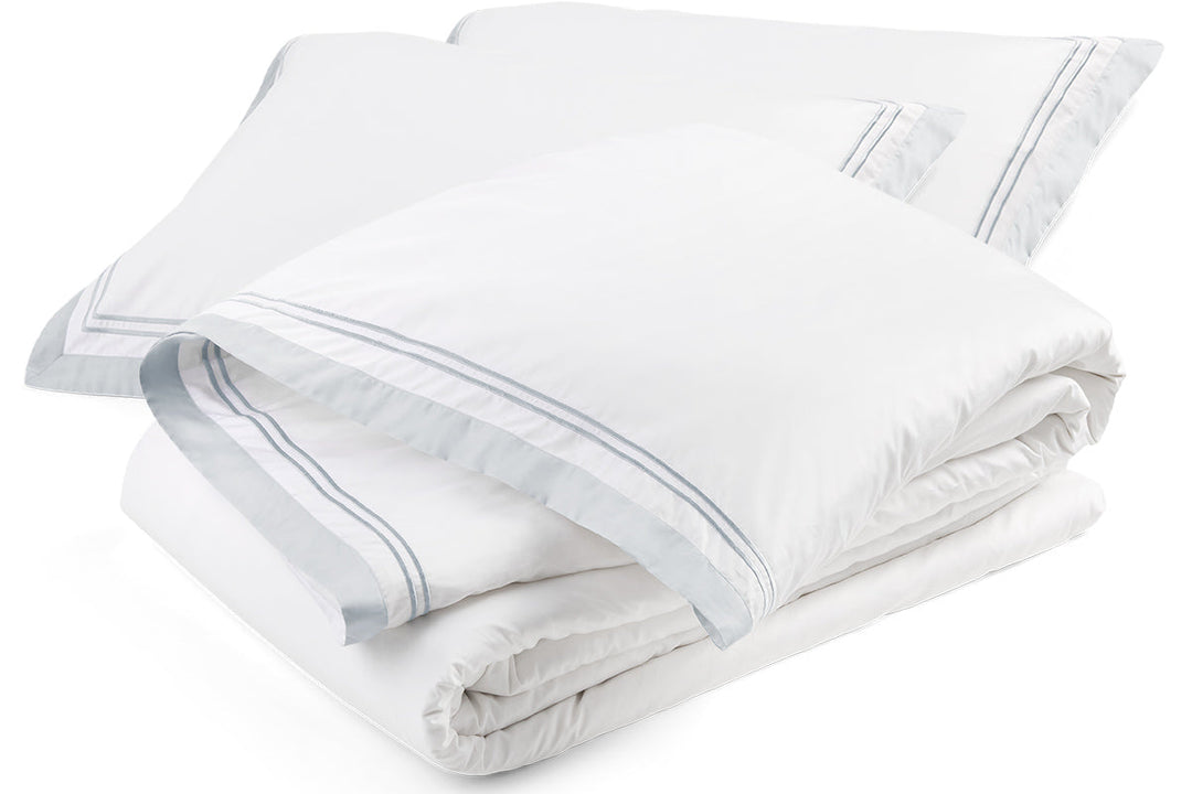 Manhattan nickel quilt cover, view 3