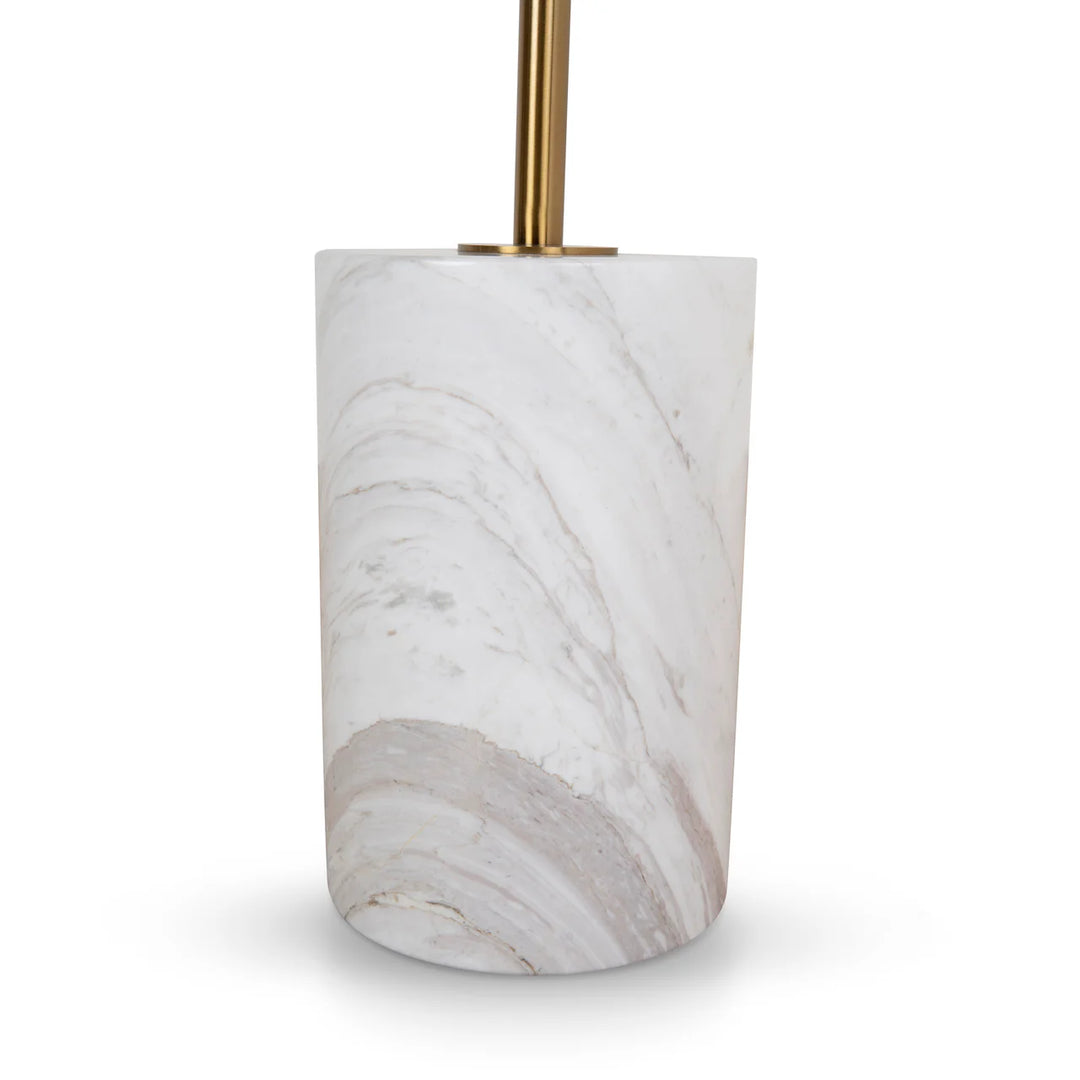 Mesa Carrara Marble Side Table