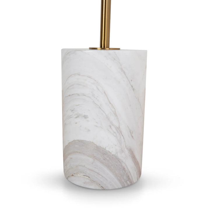 Mesa Carrara Marble Side Table