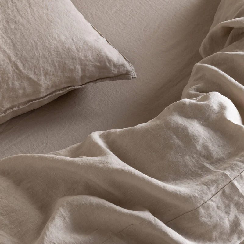 Organic Linen Duvet Oatmeal