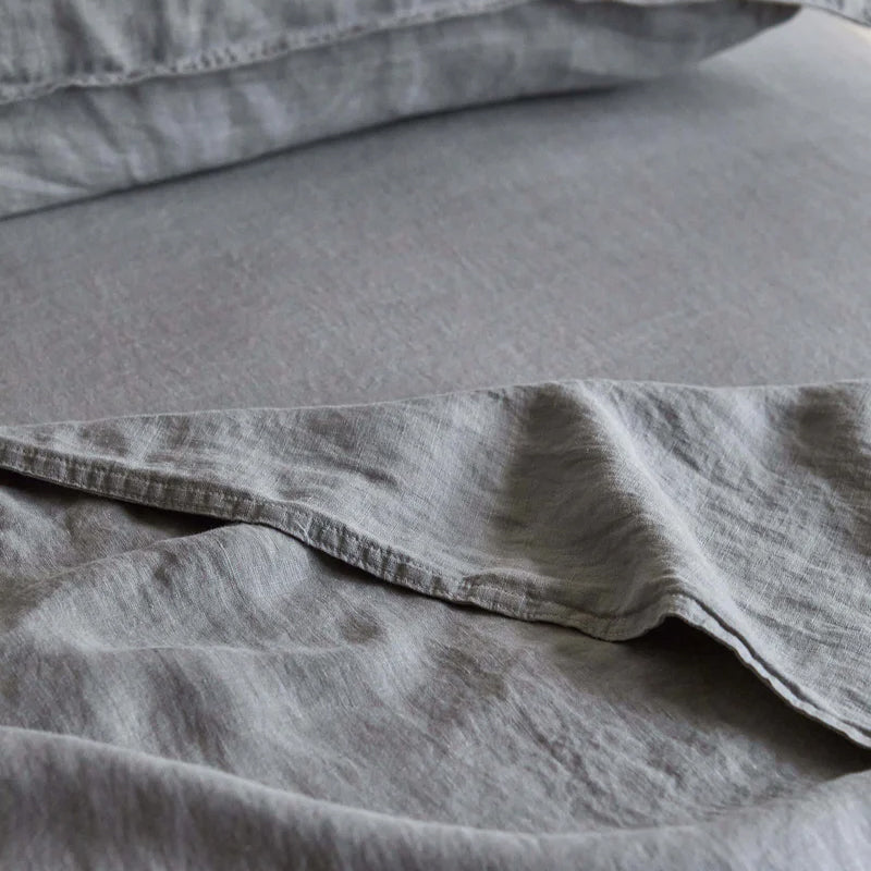 Organic Linen Sheet Set Storm