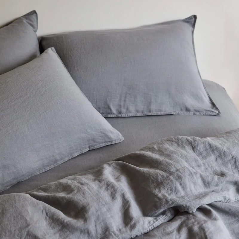 Organic Linen Pillowcase Storm