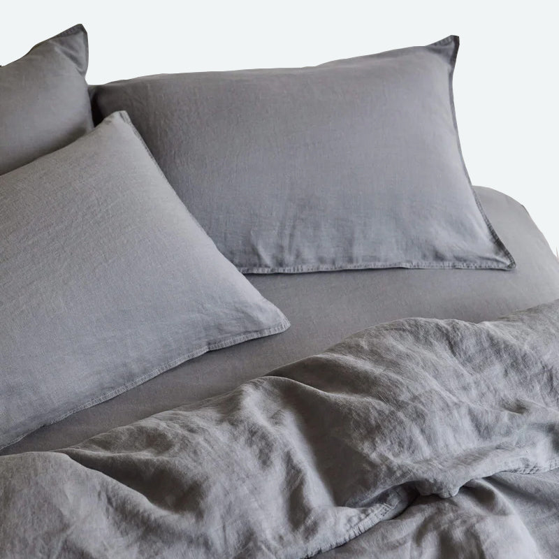 Organic Linen Sheet Set Storm