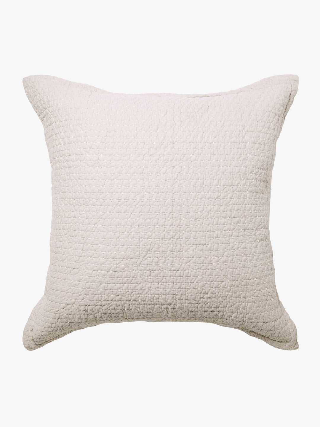 Aspen Oatmeal Pure Cotton Quilted Pillowcases