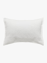 Aspen White Pure Cotton Quilted Pillowcases