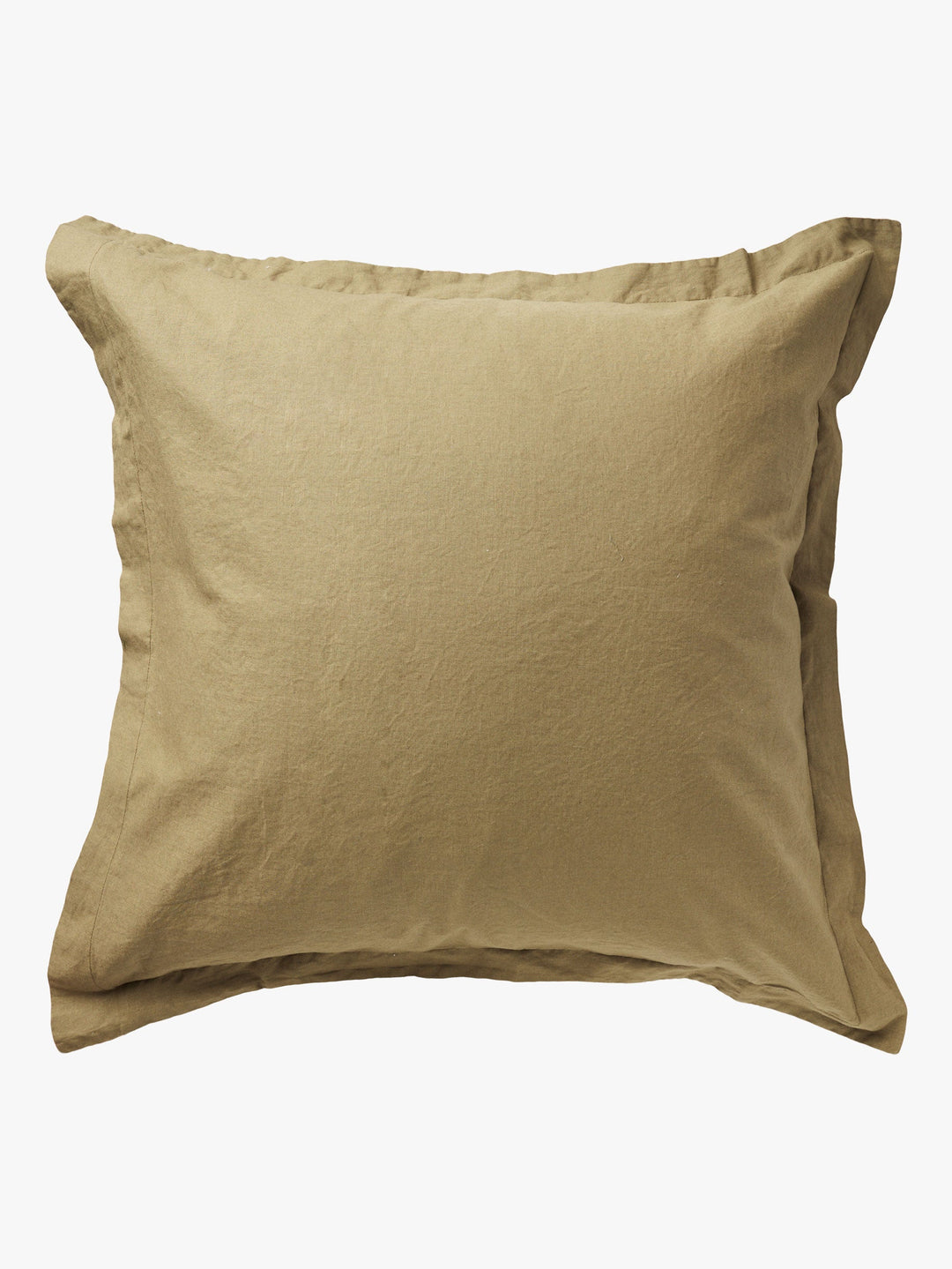 Avenue Khaki Linen & Cotton Pillowcases