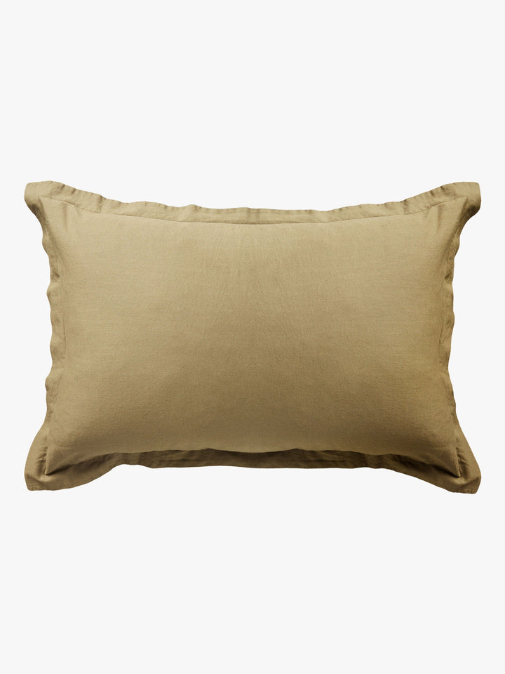 Avenue Khaki Linen & Cotton Duvet Cover Set