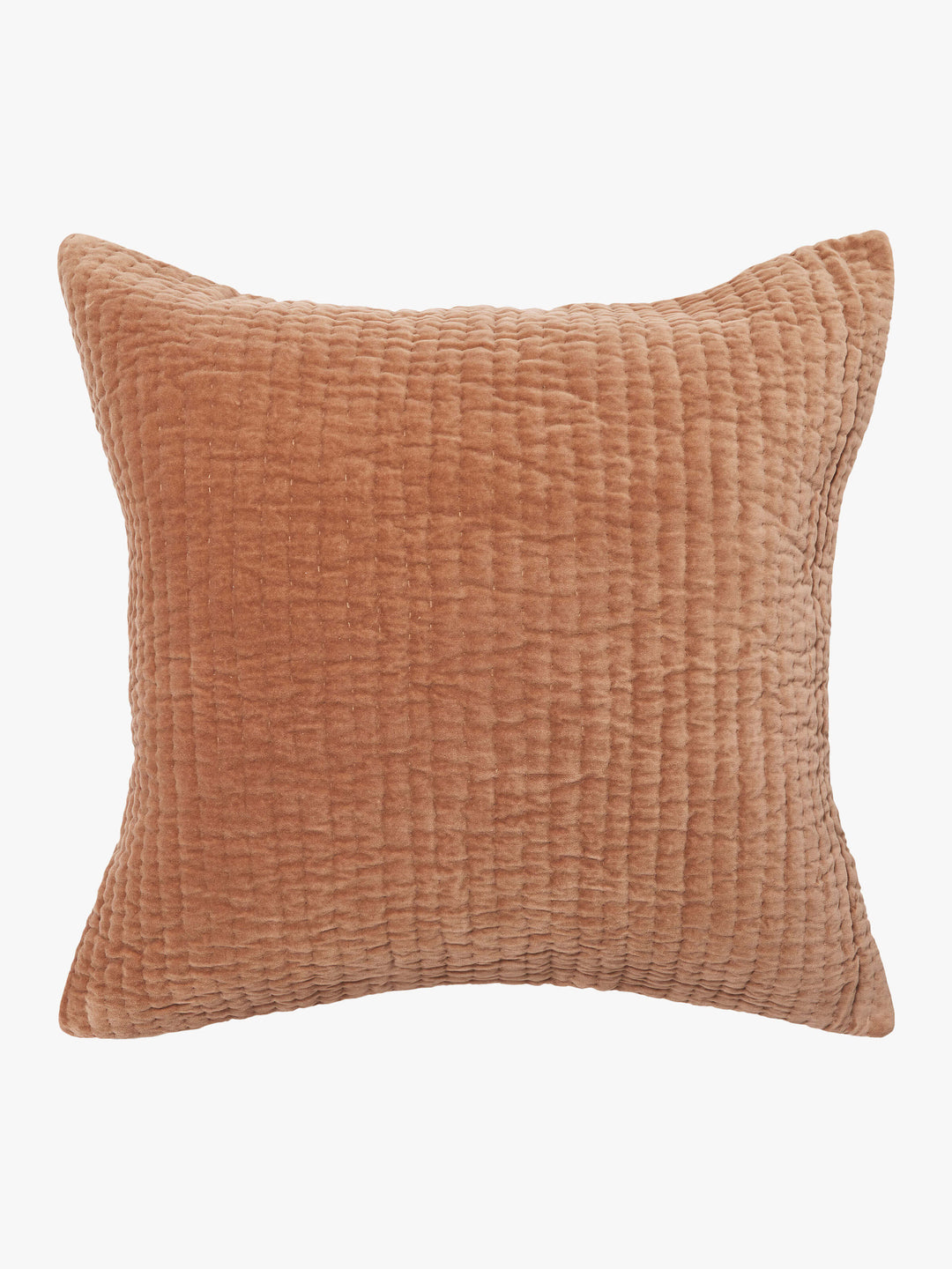Cino Caramel Cotton Velvet Pillowcases