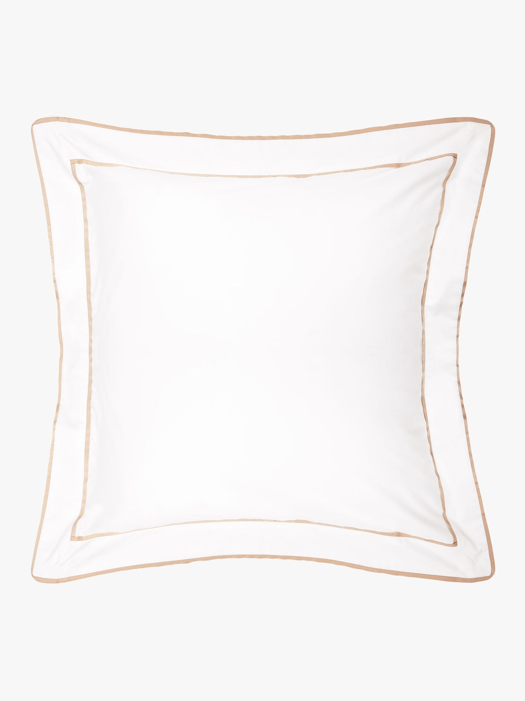 Grosgrain Caramel Egyptian Cotton Tailored Pillowcases