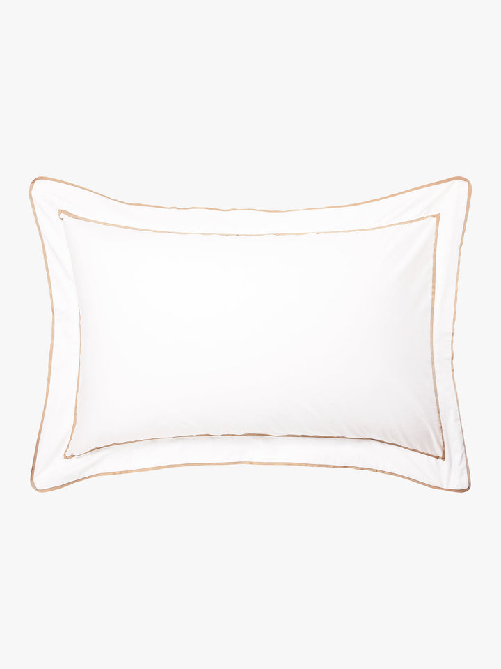 Grosgrain Caramel Egyptian Cotton Duvet Cover Set