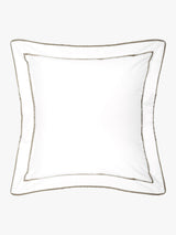 Grosgrain Olive Egyptian Cotton Tailored Pillowcases