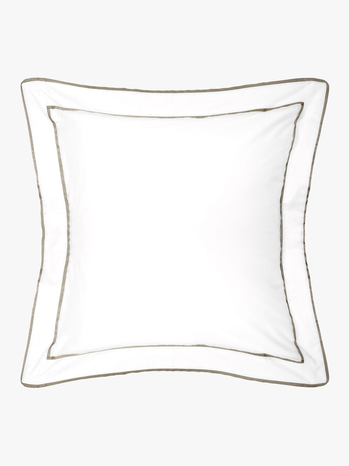Grosgrain Olive Egyptian Cotton Tailored Pillowcases