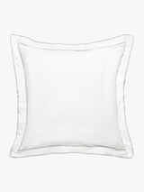 Grosgrain Silver Egyptian Cotton Tailored Pillowcases