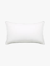Grosgrain Silver Trim Egyptian Cotton Pillowcases