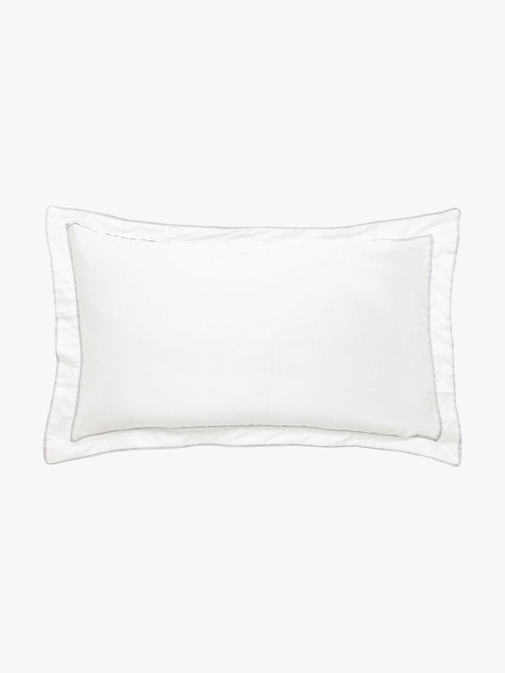 Grosgrain Silver Egyptian Cotton Duvet Cover Set