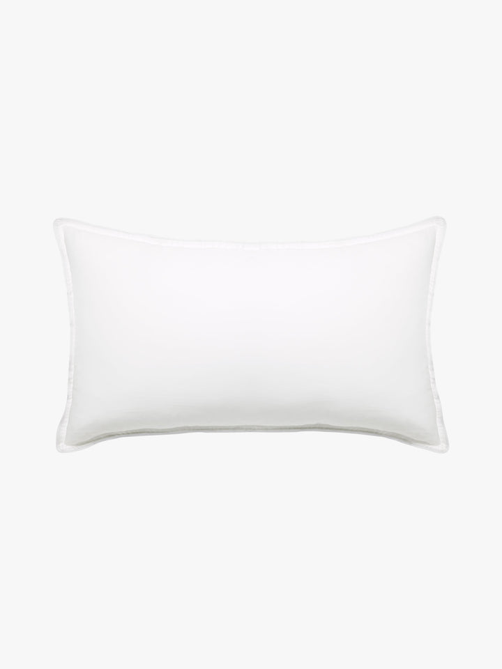 Grosgrain White Trim Egyptian Cotton Pillowcases