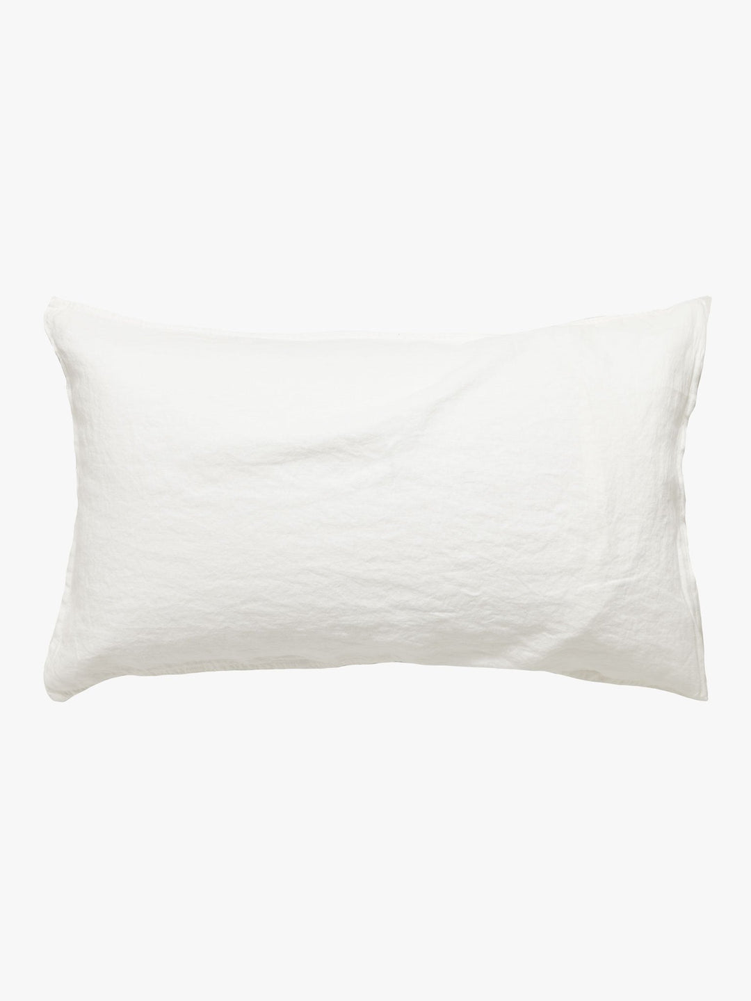 Mondo White Organic French Linen Pillowcases