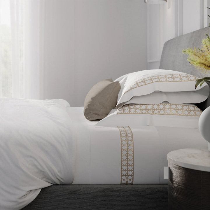 Rattan embroidered pillowcases, view 2