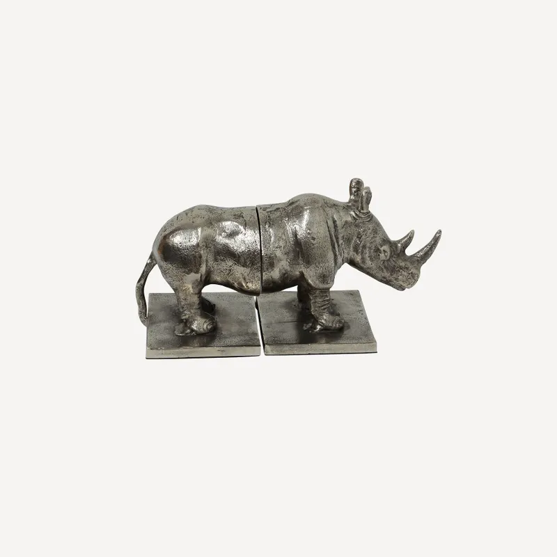 Rhino Bookends