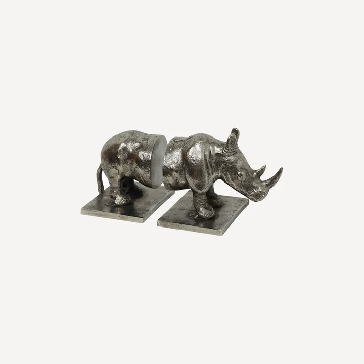 Rhino Bookends