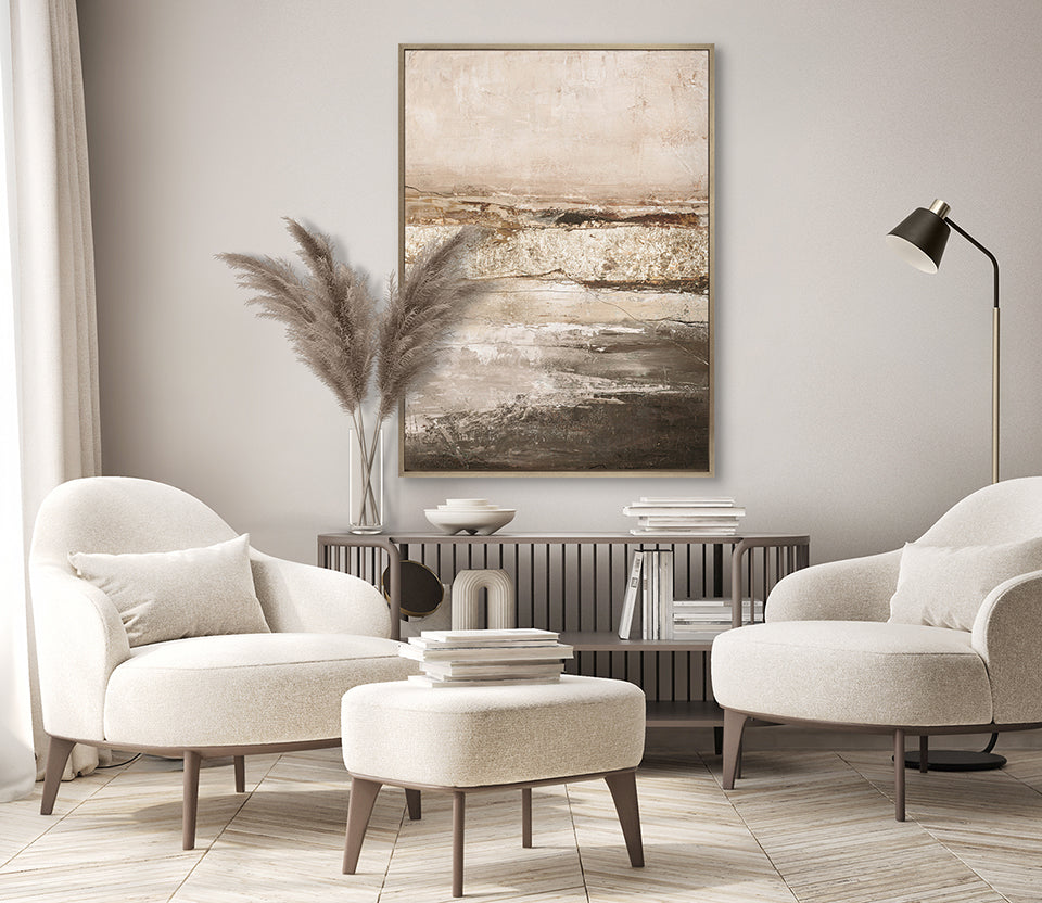 Luminosity Abstract I framed abstract canvas art – view 2