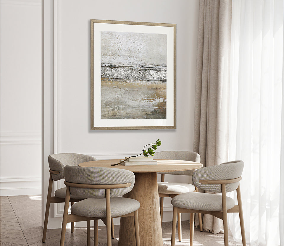 Luminosity Abstract V framed abstract art print – view 2