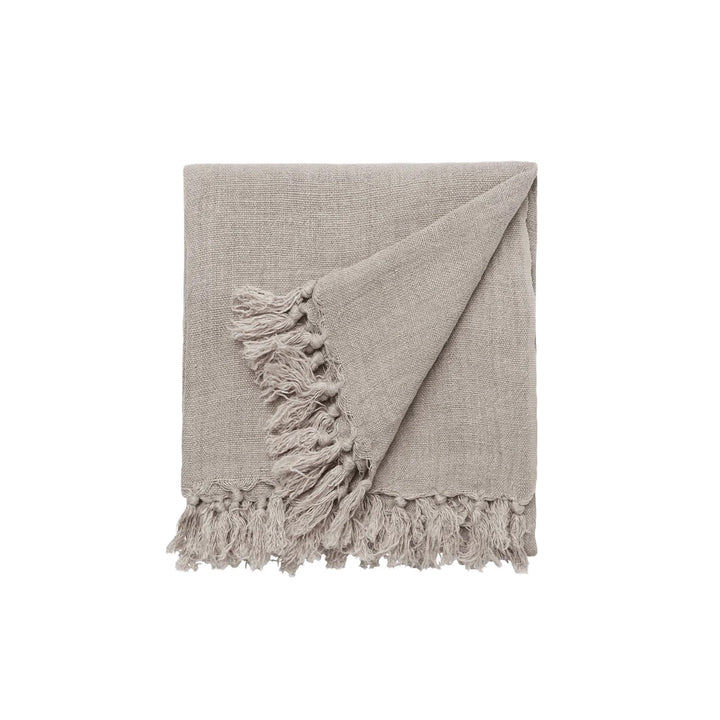 Burton Heavy Linen Oatmeal Throw