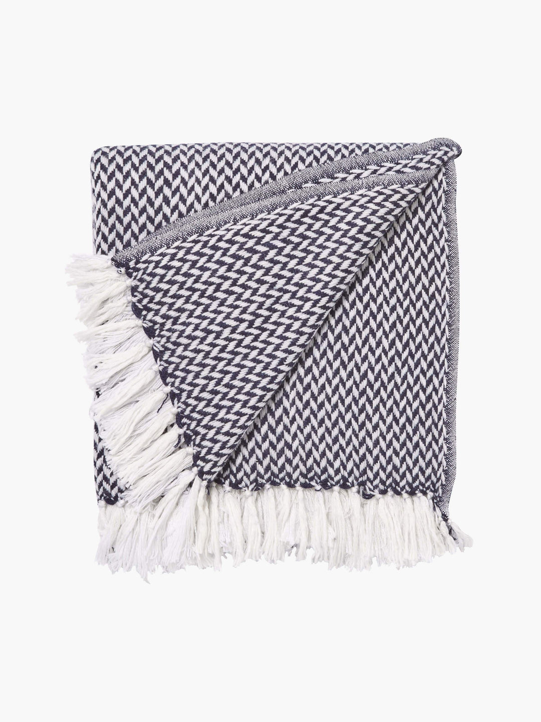 Copenhagen Navy Pure Cashmere Throw