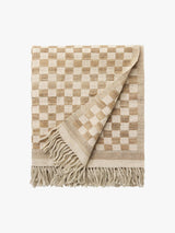 Matteo Chalk Wool & Silk Throw