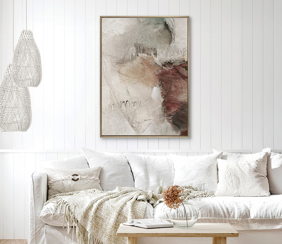 Tosca Light V framed abstract canvas art – view 2