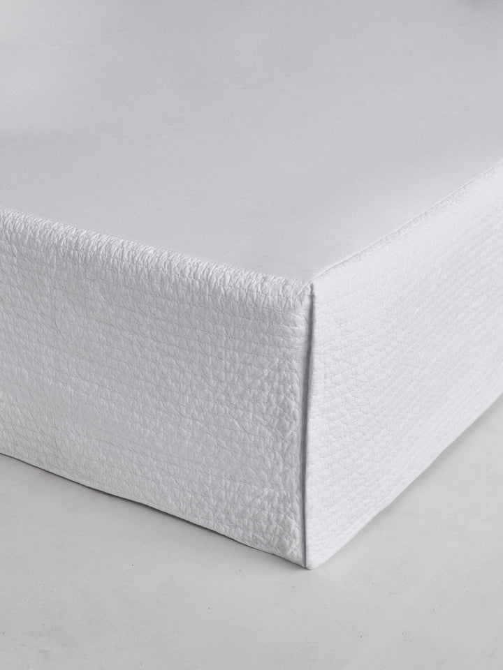 Aspen White Pure Cotton Valance