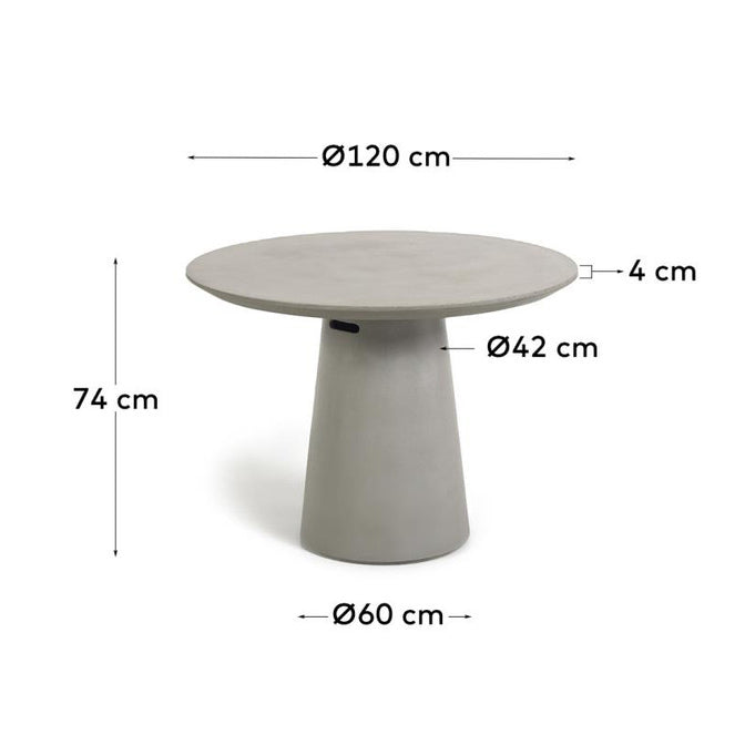 Italia 120cm Dining Table