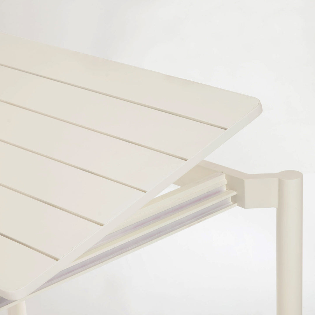 Zorgo White 140-200cm Extendable Dining Table