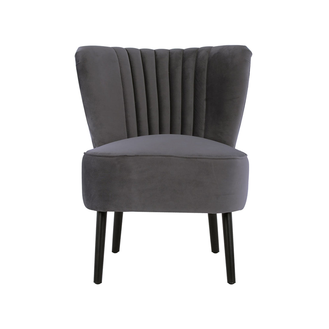 Daisy Chair Grey Velvet