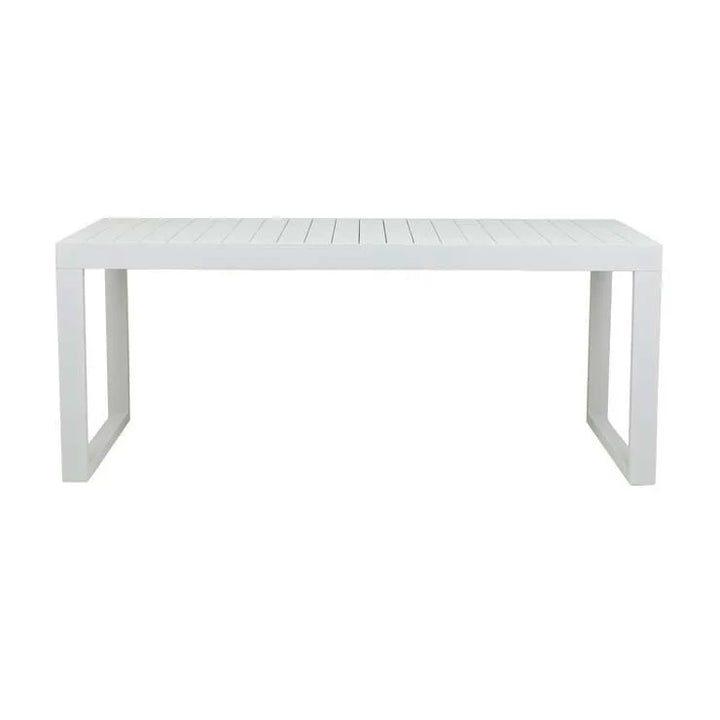 Pier Slatted White Extension Table