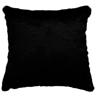 Black Panther Faux Fur Cushion Rect