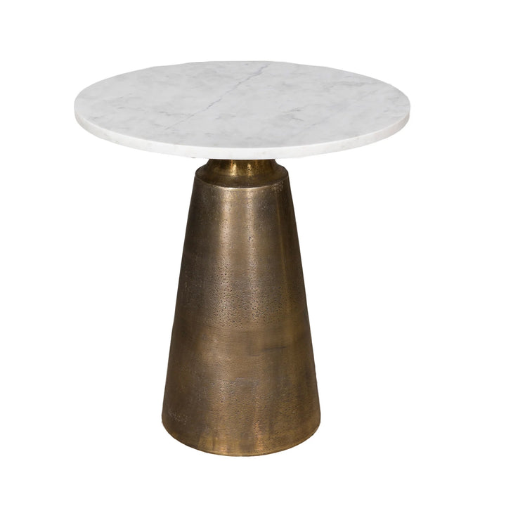 Bento Med Brass Marble Table