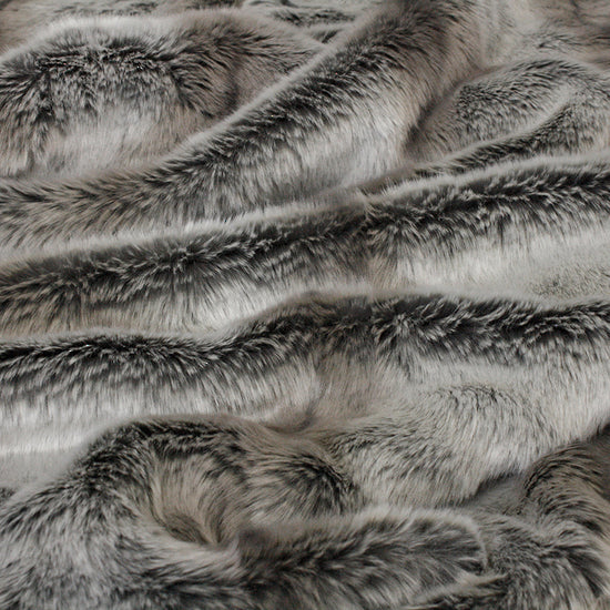 Silver Marten Faux Fur Rect