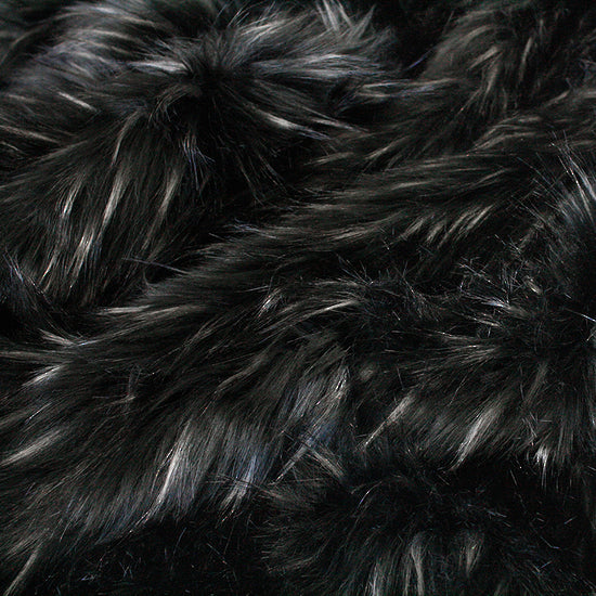 Ebony Plume Faux Fur Cushions
