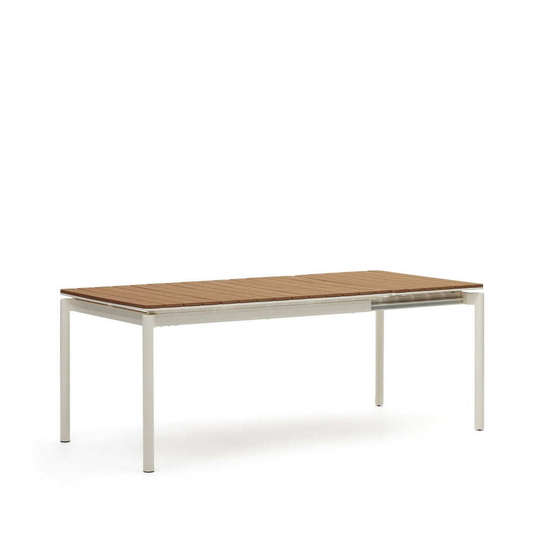 Cayman White 180-240cm Extendable Table