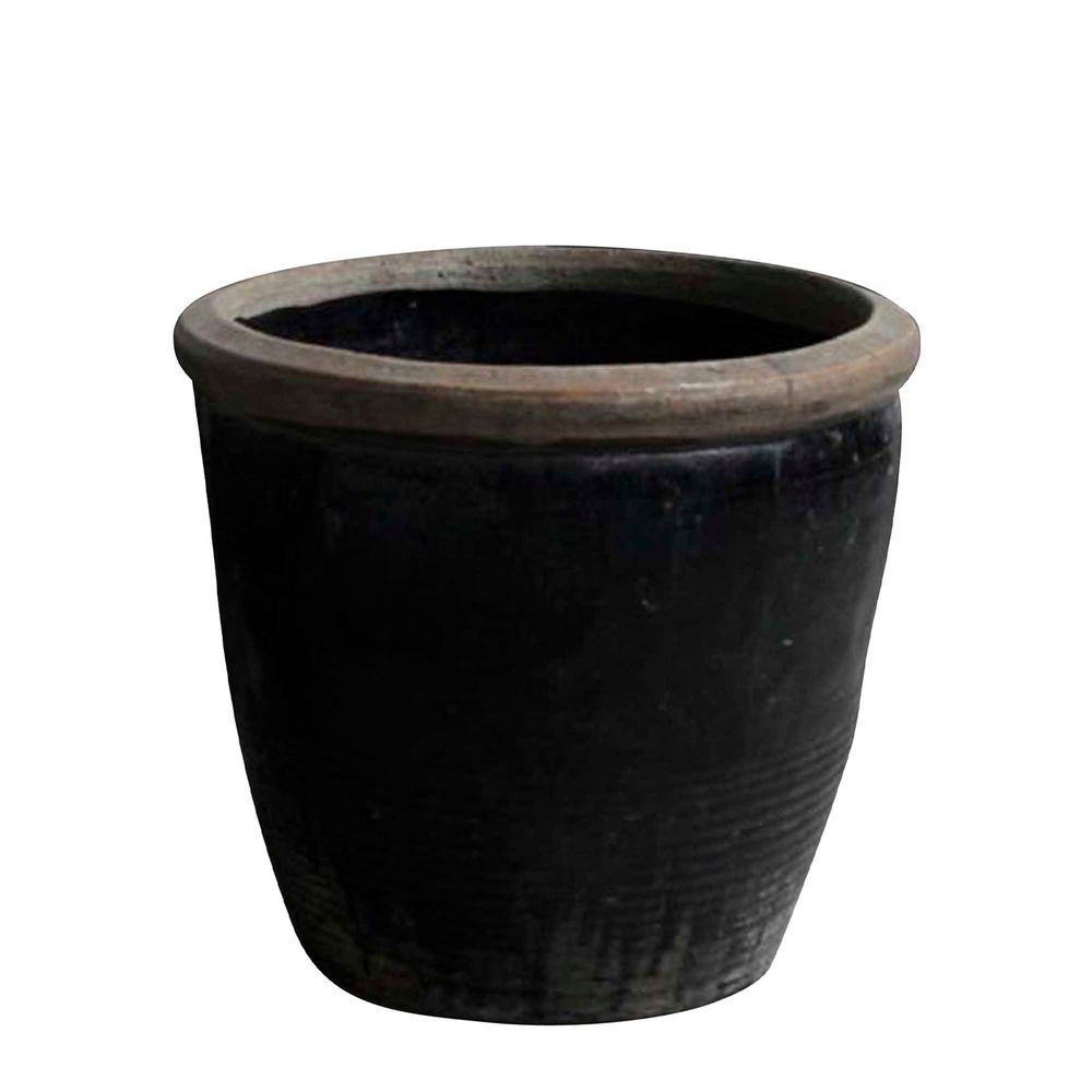 Antique Water Pot Black