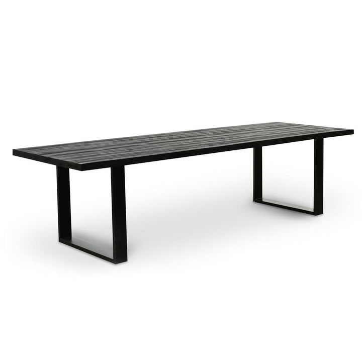 Black 2.8m Dining Table